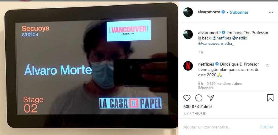 [Photo] La Casa de Papel, saison 5 : ça y est, le tournage a commencé !