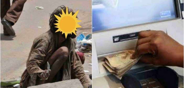 Nigeria : cet homme devient fou en retirant de l’argent dans un guichet automatique