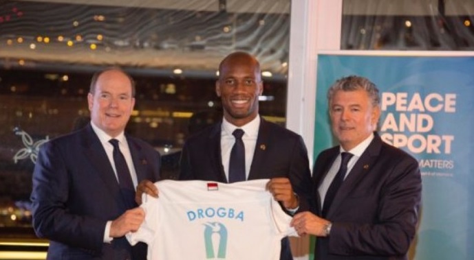 Didier Drogba nommé vice-président de Peace And Sport