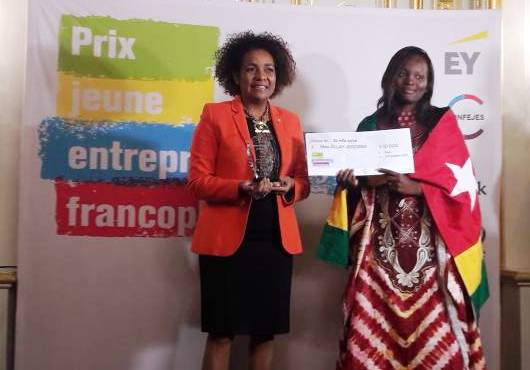 Lucia Allah-Assogba remporte le Prix « Jeune entrepreneur(e) francophone »