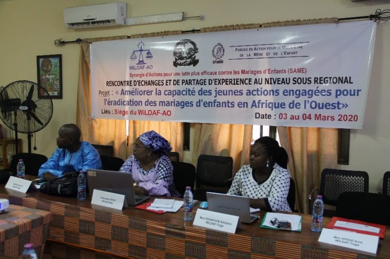 Éradication des mariages d’enfants au Mali et au Togo : les principaux acteurs font le point des initiatives