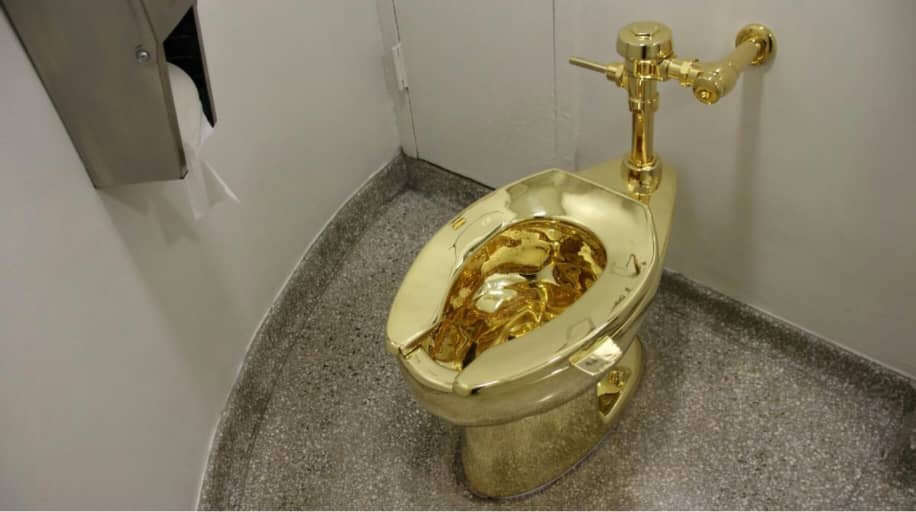Un WC en or massif volé dans un palais anglais
