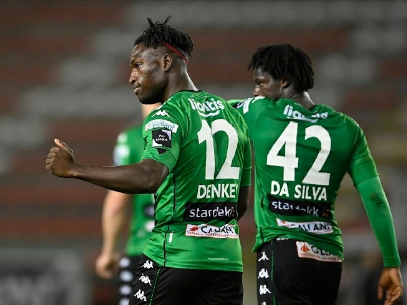 Kevin Denkey les chiffres du Togolais depuis son arrivée au Cercles Bruges