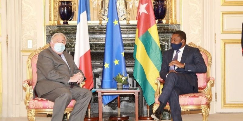 France : Après Macron, Faure Gnassingbé rencontre le président du sénat français (photos)