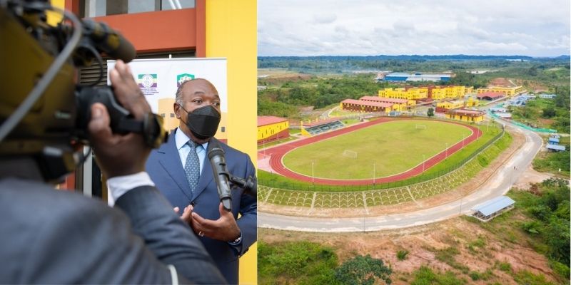 Gabon : Ali Bongo inaugure un grand centre international multisectoriel d’enseignement (photos)