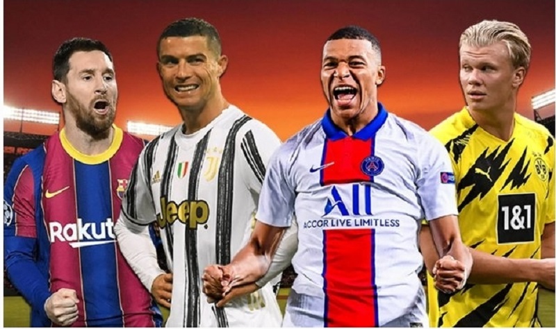 Soulier d’or 2021 : Cristiano étouffé par Messi, Mbappé et Haaland ; Lewandowski serein