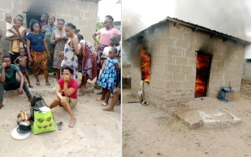Une femme met le feu à la maison de son petit ami à la suite d’un malentendu (photo)