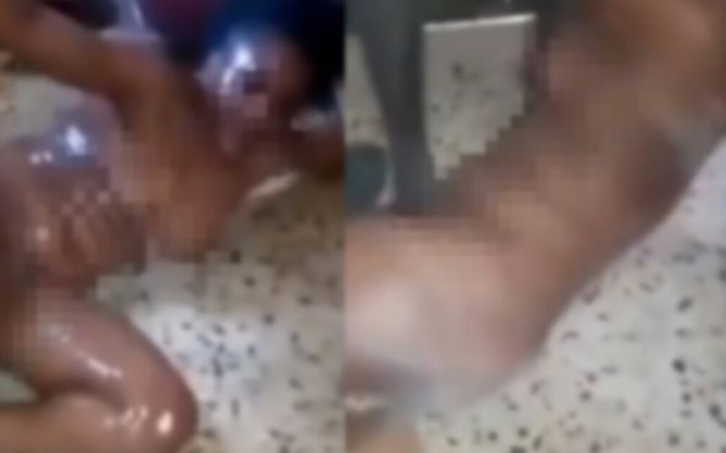 Scène horrible : cette vidéo d’une femme déshabillée par un groupe d’hommes, fouettée sans pitié et bâillonnée, choque la toile