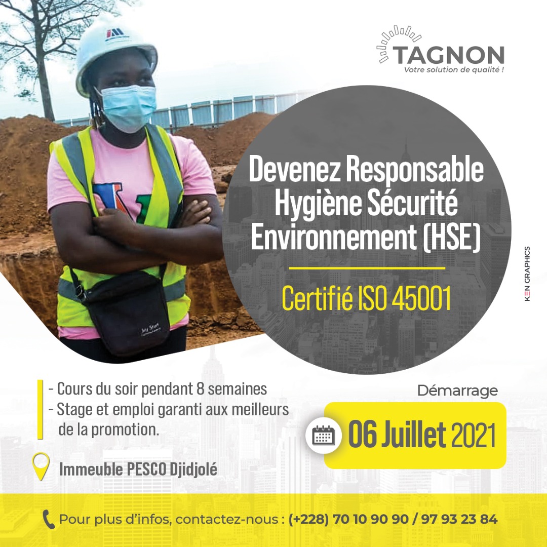 Togo : Le cabinet Tagnon lance une formation sur les métiers de l’Environnement et de la Qualité
