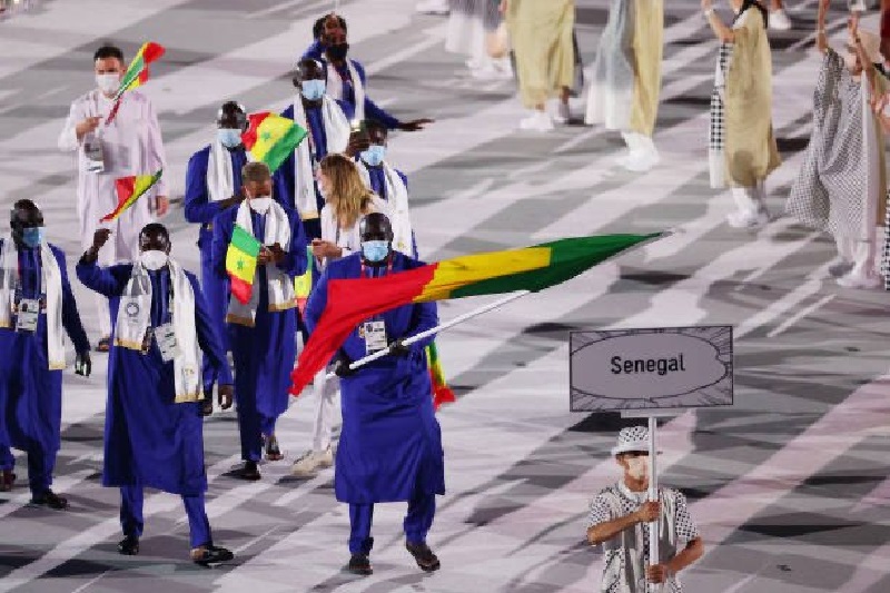 Jeux Olympiques : une athlète blanche dans la délégation sénégalaise (photo)