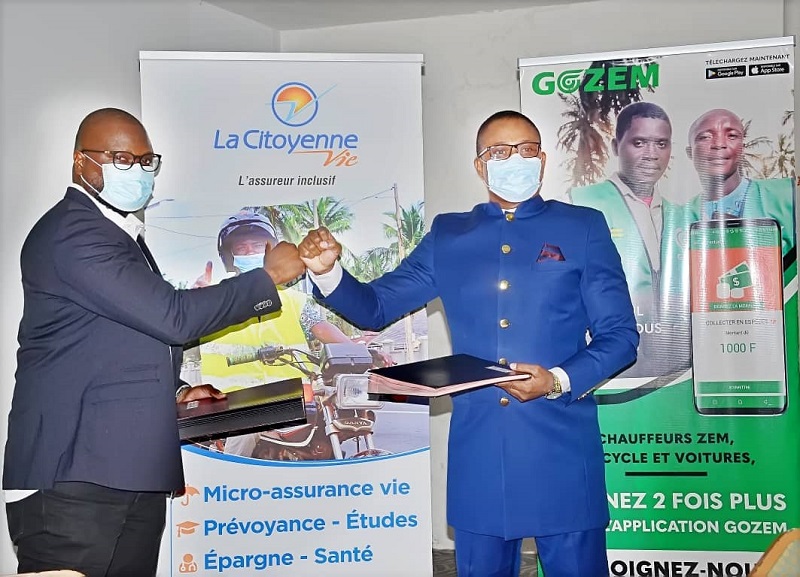 Togo : La Citoyenne Vie S.A. et Gozem s’allient pour le bien-être des conducteurs de taxi