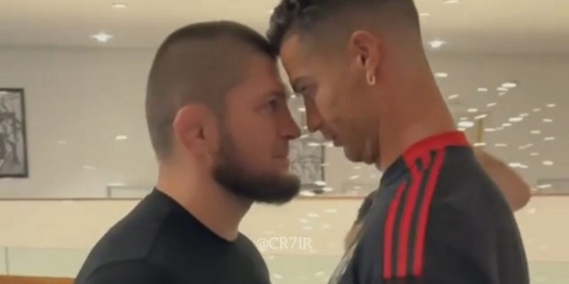 Cristiano Ronaldo se confronte au champion UFC Khabib en s’offrant un combat (vidéo)