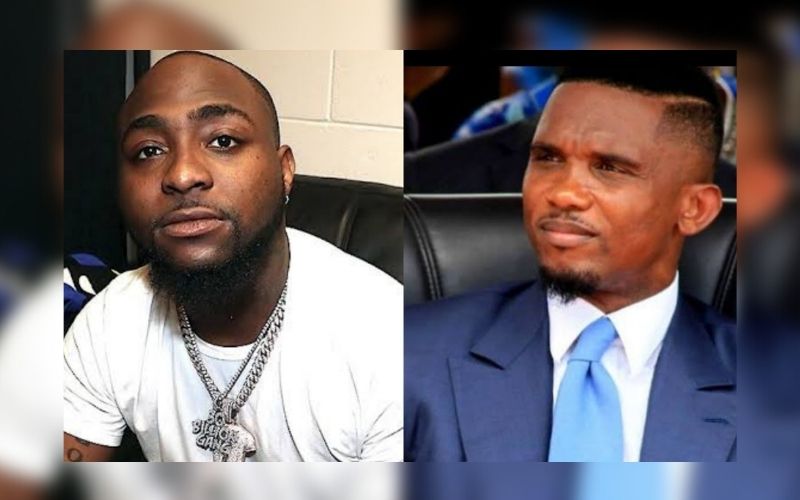 Davido : le geste inattendu du chanteur envers Samuel Eto’o séduit les internautes (photo)