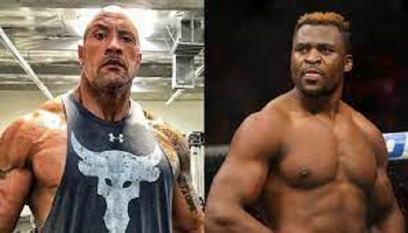 Francis Ngannou : voici le cadeau de Dwayne Johnson ‘’The Rock’’ au boxeur