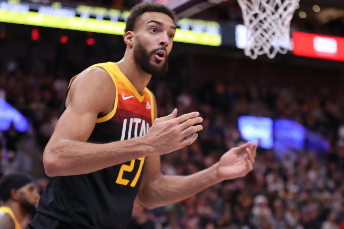 NBA : l’incroyable panier de Rudy Gobert… juste après la sirène (vidéo)
