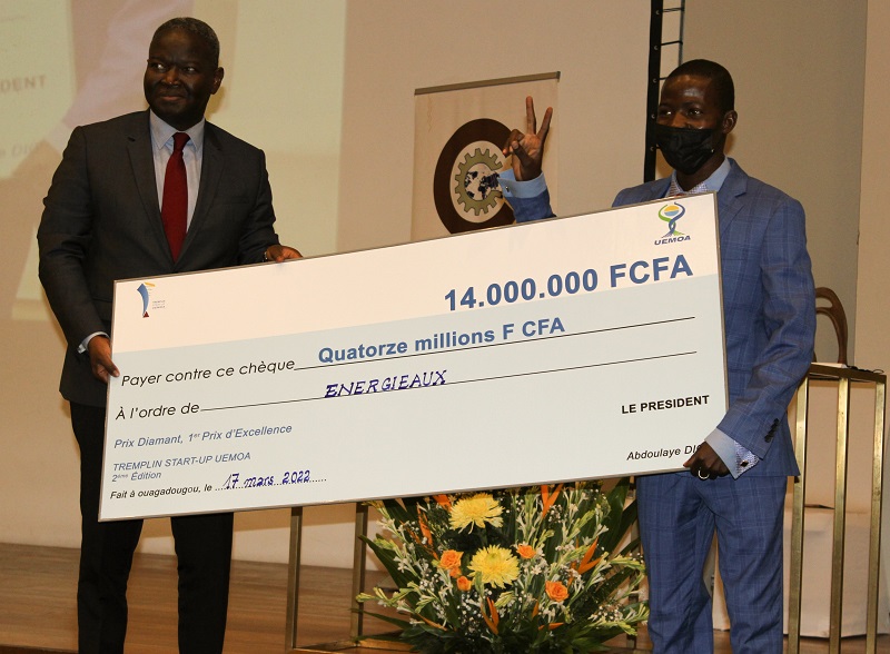 4 entrepreneurs togolais primés au concours « Tremplin Start-up UEMOA »