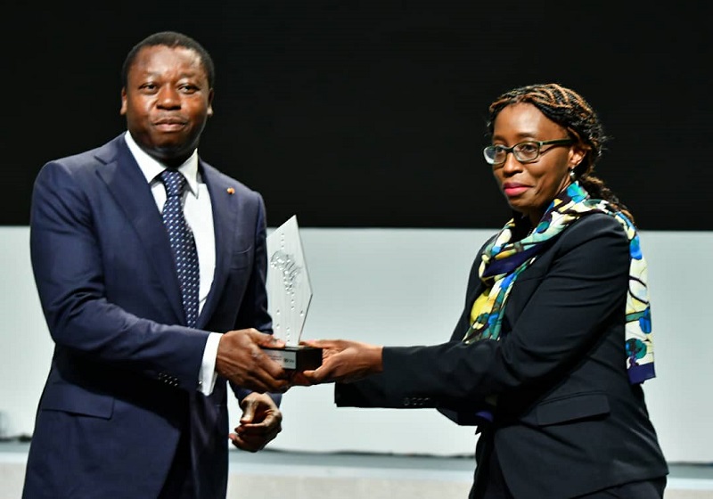 Togo : Faure Gnassingbé reçoit le prix du champion d’Afrique de la Cybersécurité