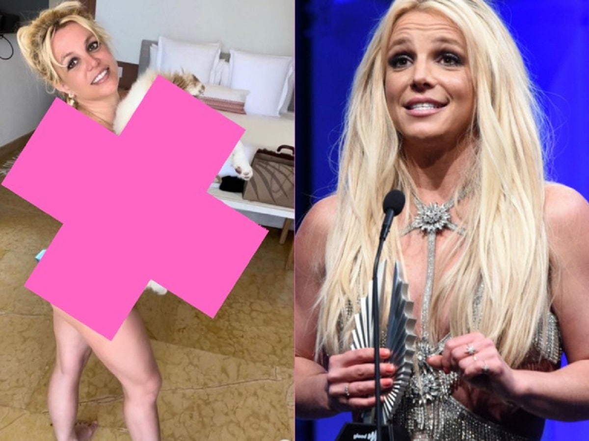 Britney Spears enceinte : la star pose nue avec son chien et choque la toile (photos)