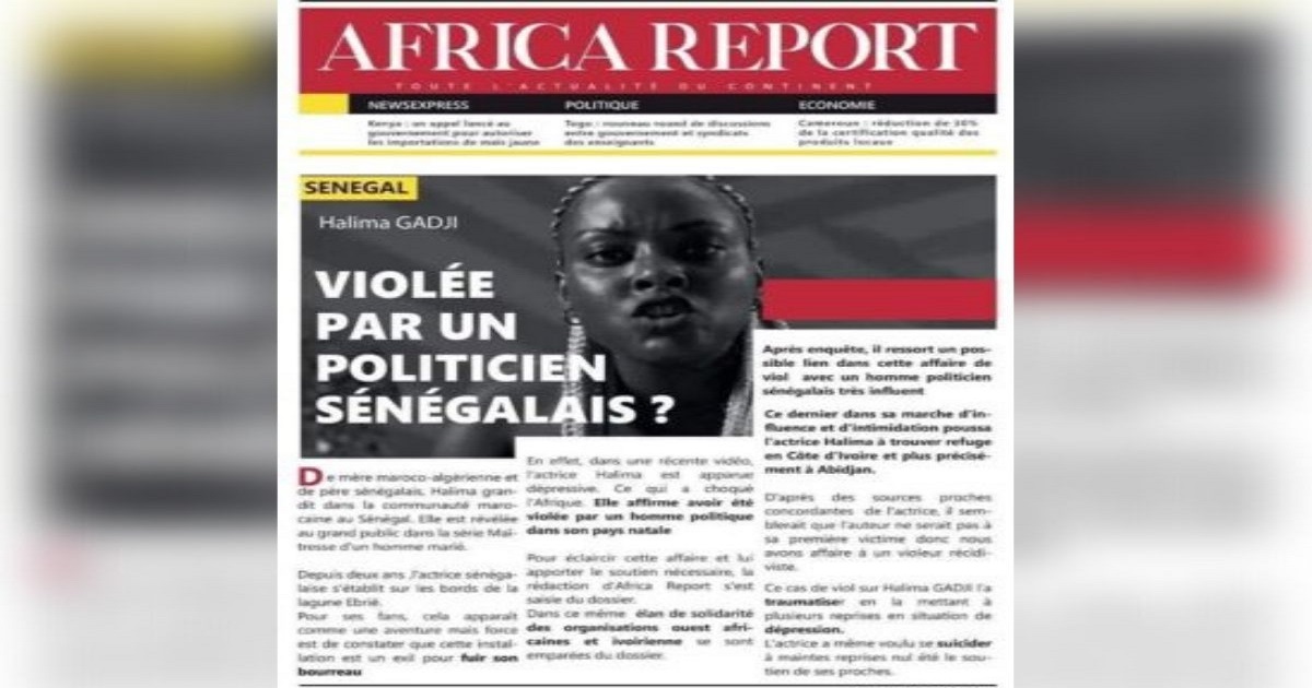 Halima Gadji violée par un politicien sénégalais très influent ? Cette information secoue la toile