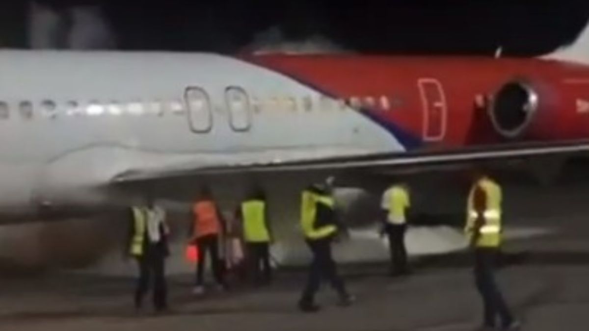 Nigeria : Un avion sur le point de décoller prend feu (vidéo)