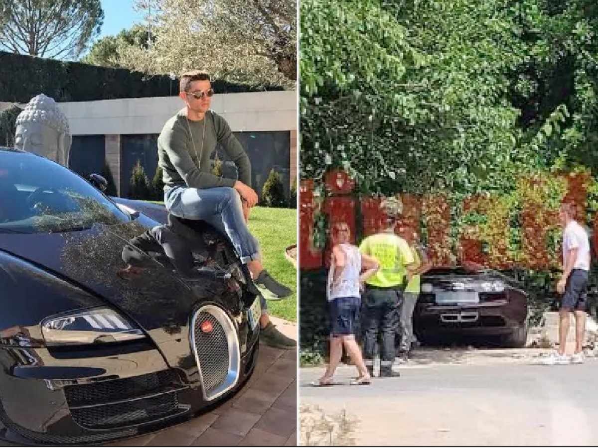 Cristiano Ronaldo : la star va payer pour tous les dommages causés par sa Bugatti