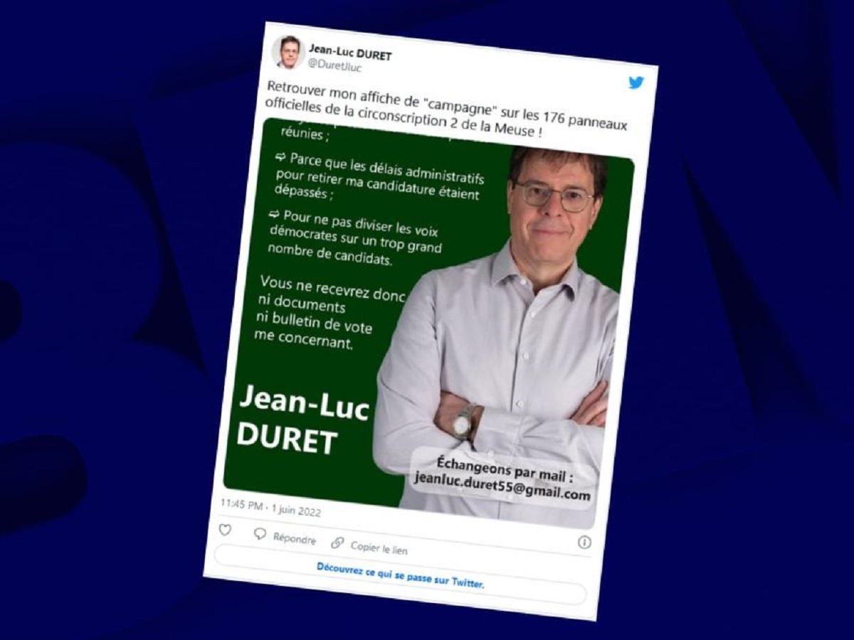 France/Élections législatives : “Ne votez pas pour moi !”, ce coup de gueule d’un candidat surprend la toile