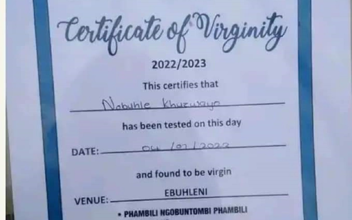 « Certificat de virg*nité »  : le diplôme surréaliste délivré par une église à ses fidèles (photo)