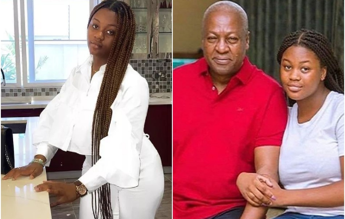 John Mahama à sa fille Farida : « Continue d’être toi-même et à grandir en beauté… »