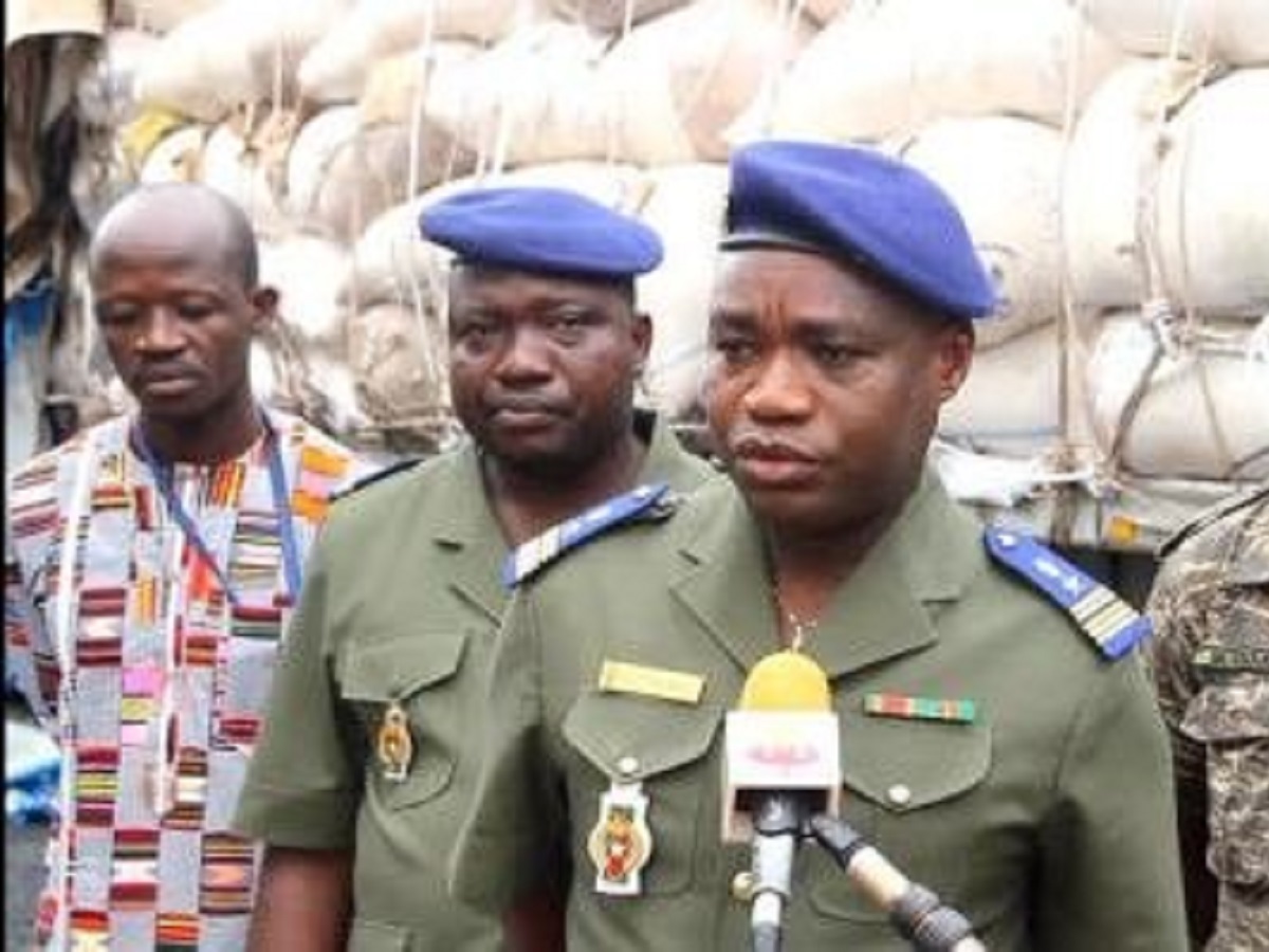 Togo : Deux camions transportant illégalement des produits vivriers arrêtés