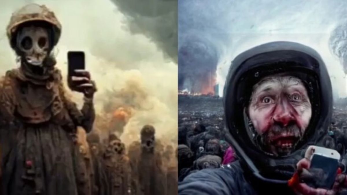Un scénario apocalyptique, terrifiant et très inquiétant ; l’intelligence artificielle révèle le dernier selfie de l’humanité (vidéo)