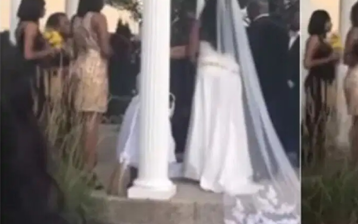 Une maîtresse enceinte gâche le mariage de son petit ami (vidéo)