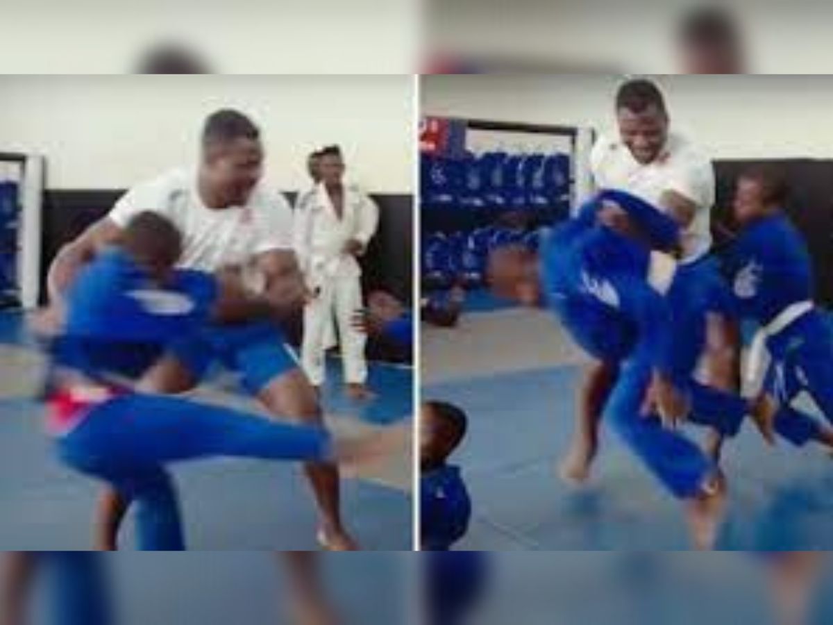 Vidéo virale : Francis Ngannou, 120 kg, martyrise des gamins à la salle !