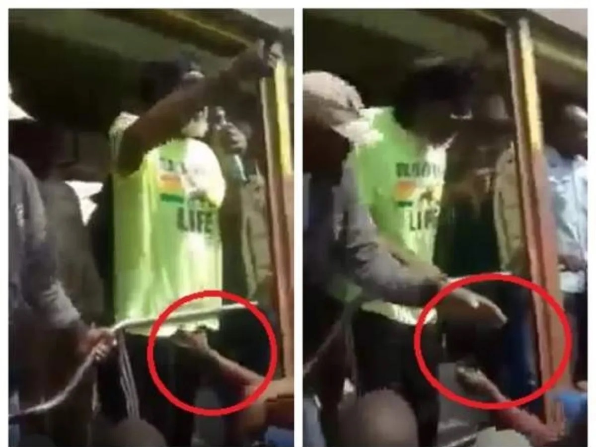 (Vidéo) Une femme attrape les parties intimes d’un candidat à la présidence en pleine campagne