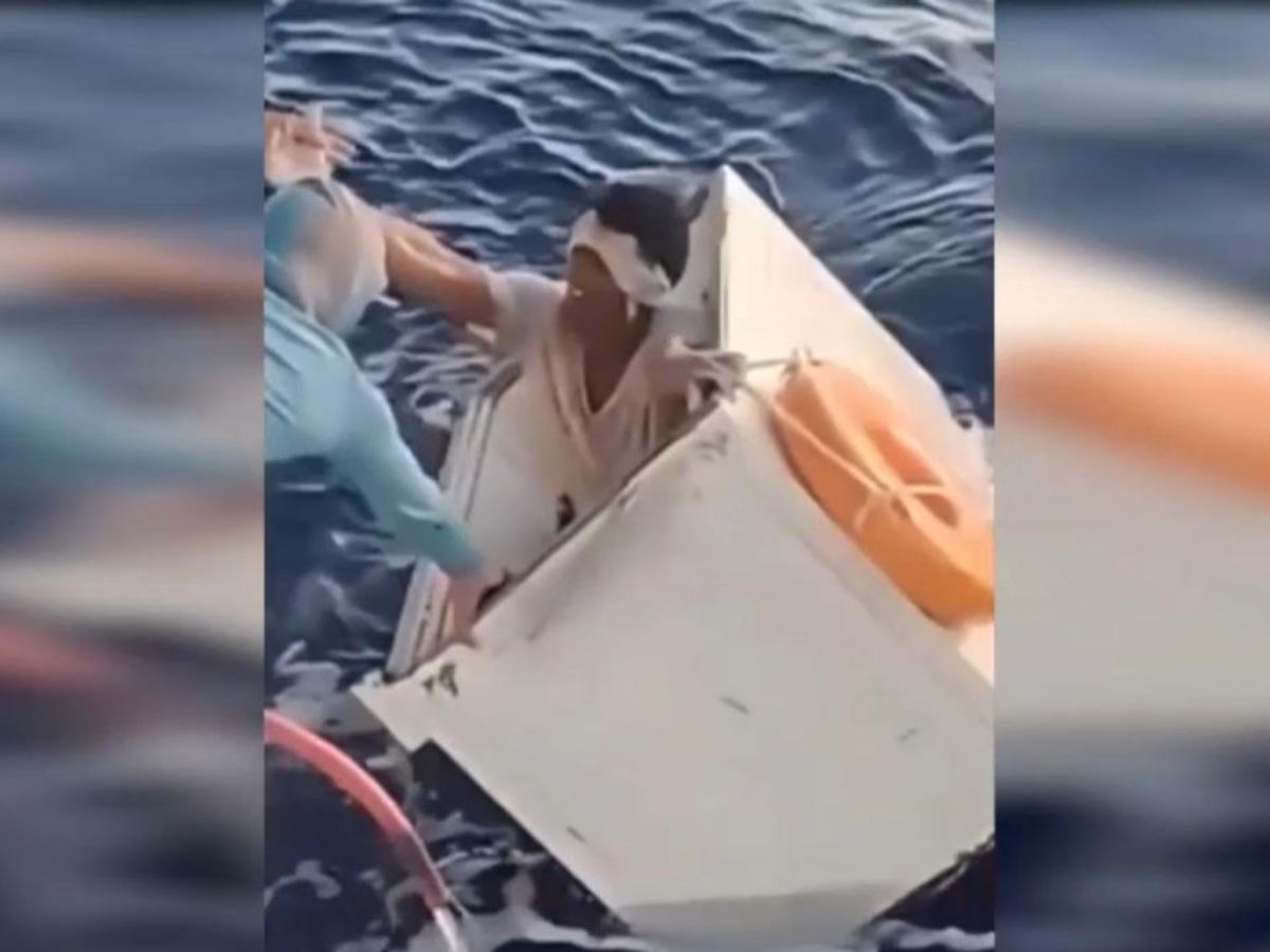 11 jours en mer dans un congélateur ; la survie de cet homme fait le tour (vidéo)