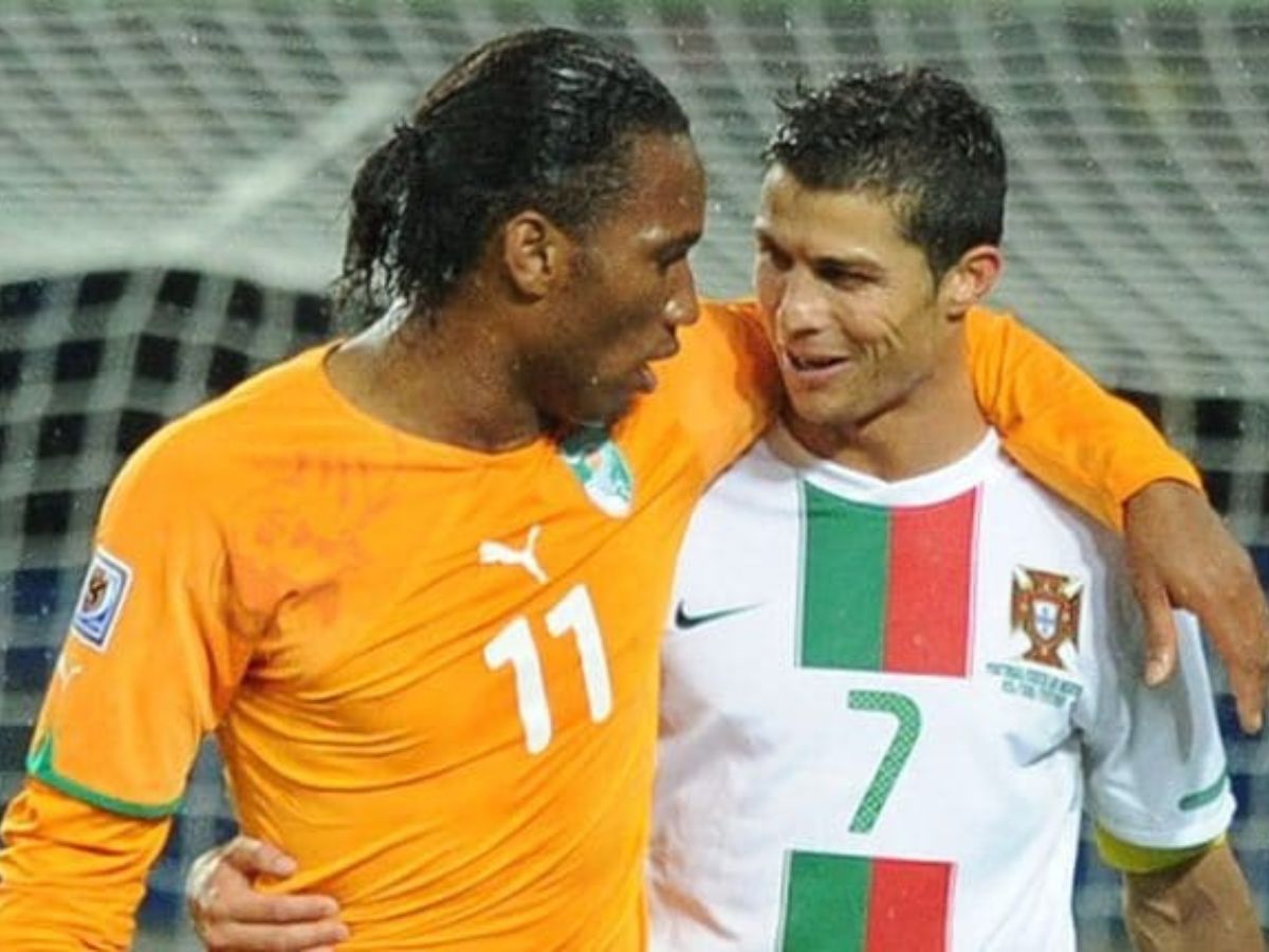 Coupe du monde 2010 : Cristiano Ronaldo a fait prier Didier Drogba (vidéo)