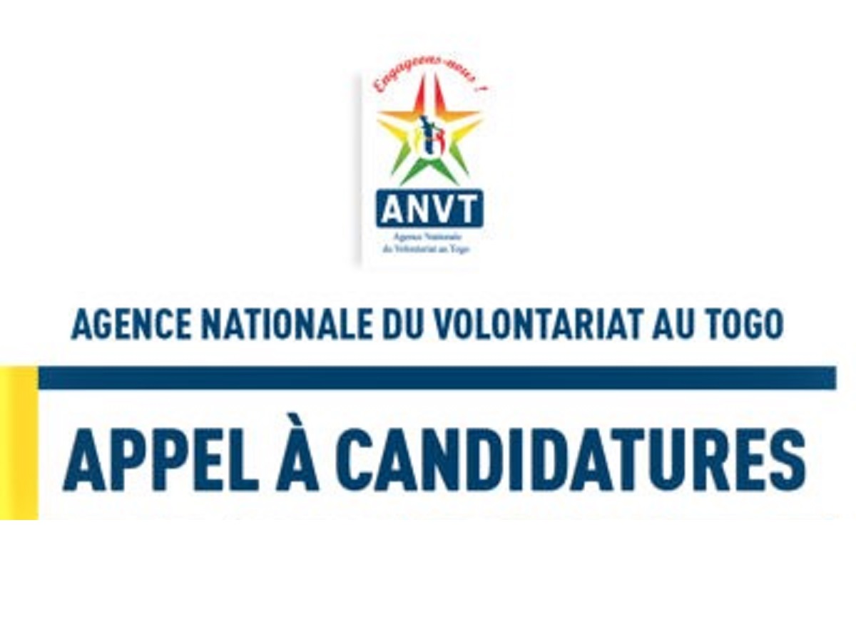 Togo : L’ANVT recrute pour une mission en France (29 septembre 2022)