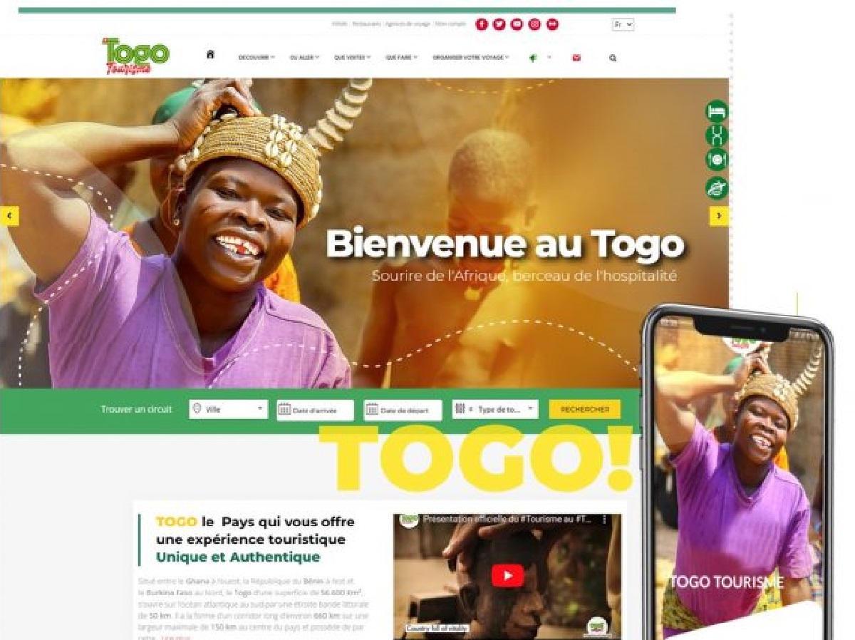 Togo : le gouvernement lance un site internet consacré à la promotion du tourisme
