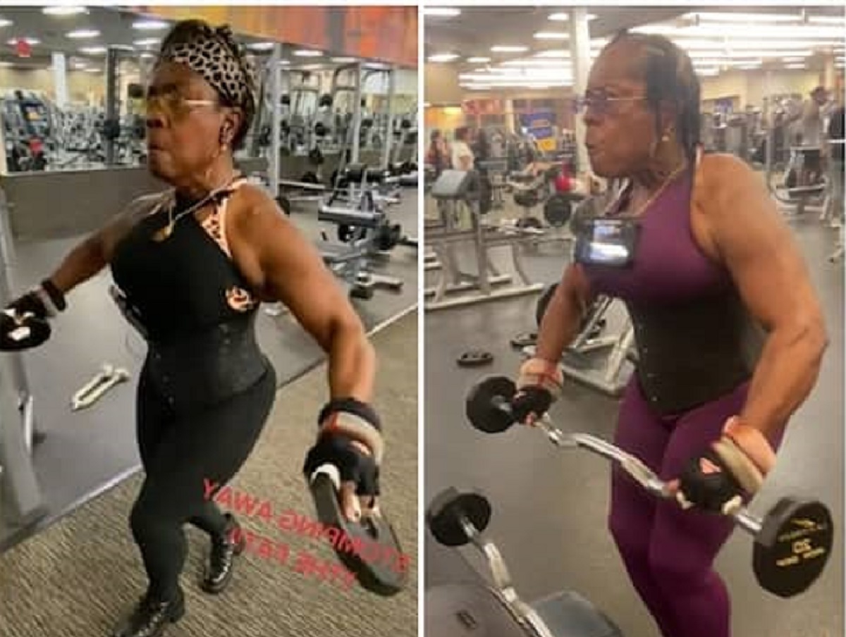Une femme de 71 ans avec de gros muscles choque la toile