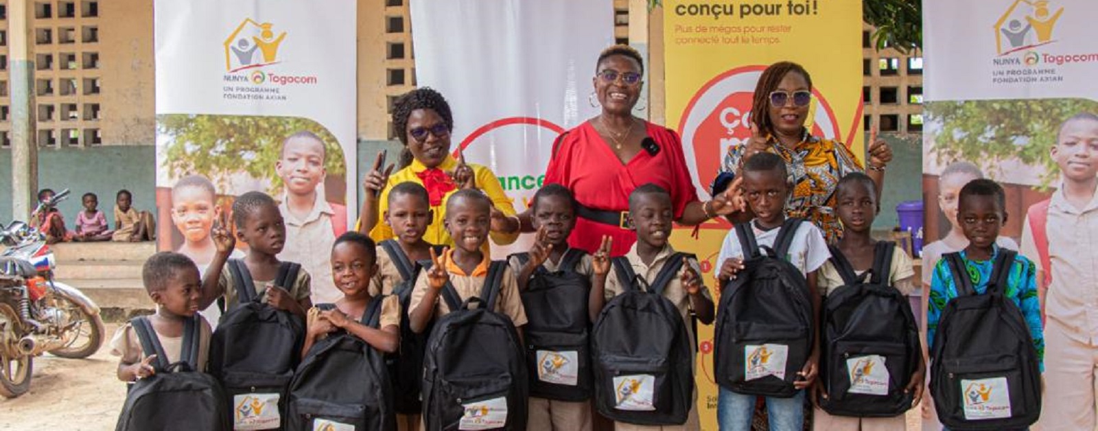 Togo / Nunya Togocom : Des écoles primaires publiques bénéficient de kits scolaires