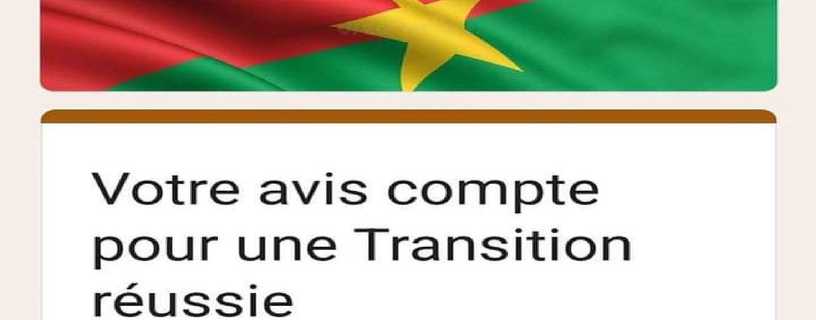 Burkina Faso : une consultation numérique lancée pour recueillir les désirs du peuple pour une transition réussie ; voici comment participer