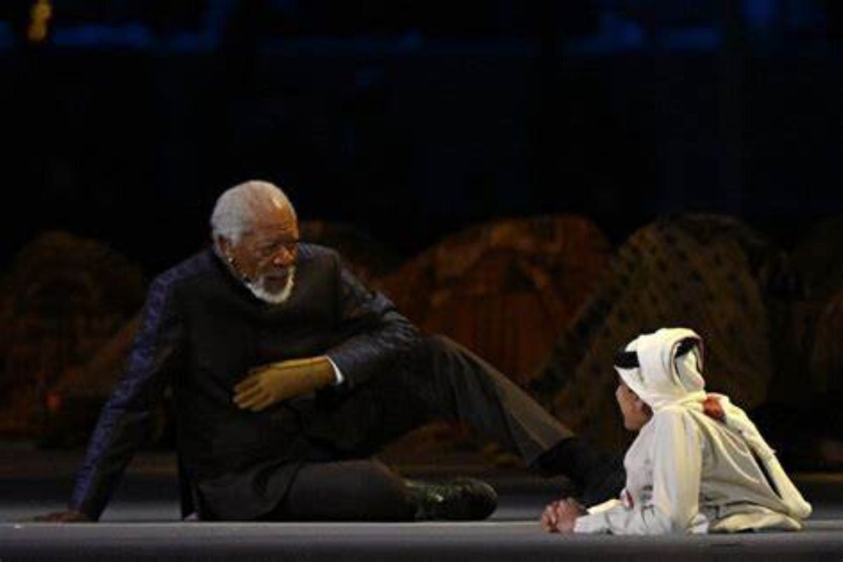 Morgan Freeman : les fans hallucinent en découvrant la star lors de la cérémonie de la Coupe du monde (vidéo)