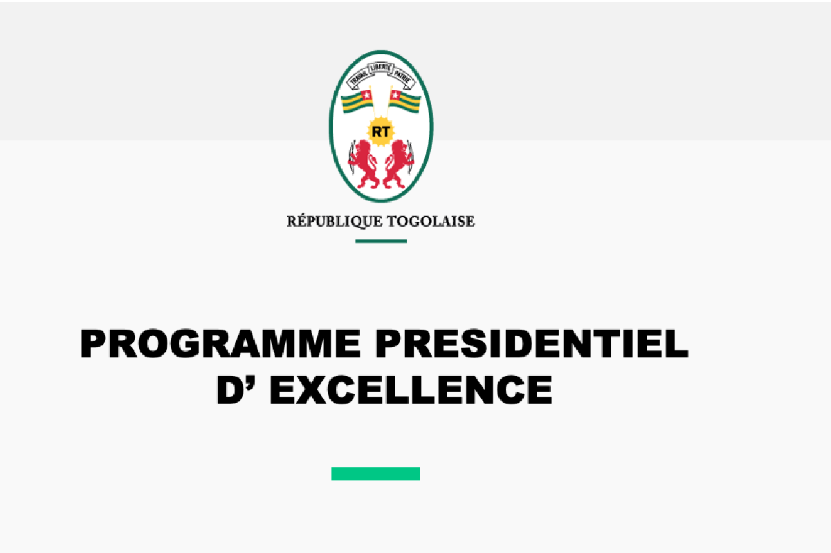 Togo : Le recrutement de la 4e promotion du Programme Présidentiel d’Excellence lancé ; voici les conditions pour postuler