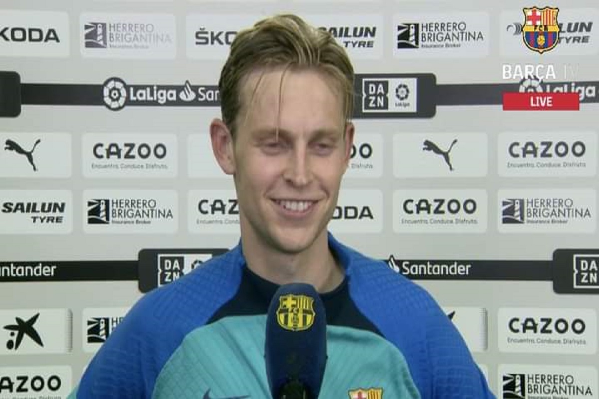 Frenkie De Jong : « Je suis soulagé »