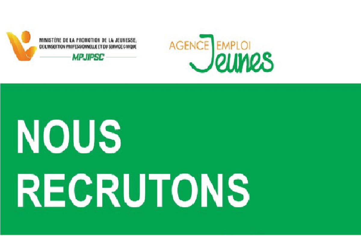 L’Agence Emploi Jeunes recrute pour ces 300 postes (07 décembre 2022)