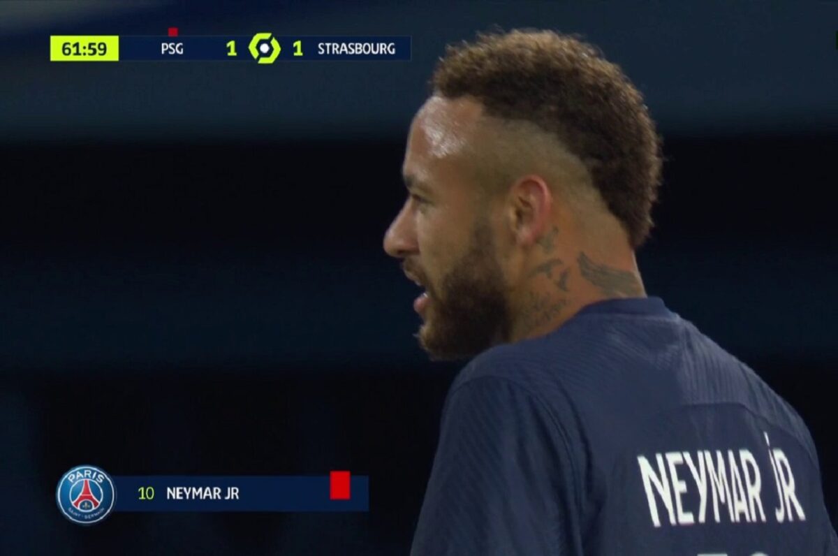 Neymar : La star du PSG reçoit un nouveau carton rouge stupide (vidéo)
