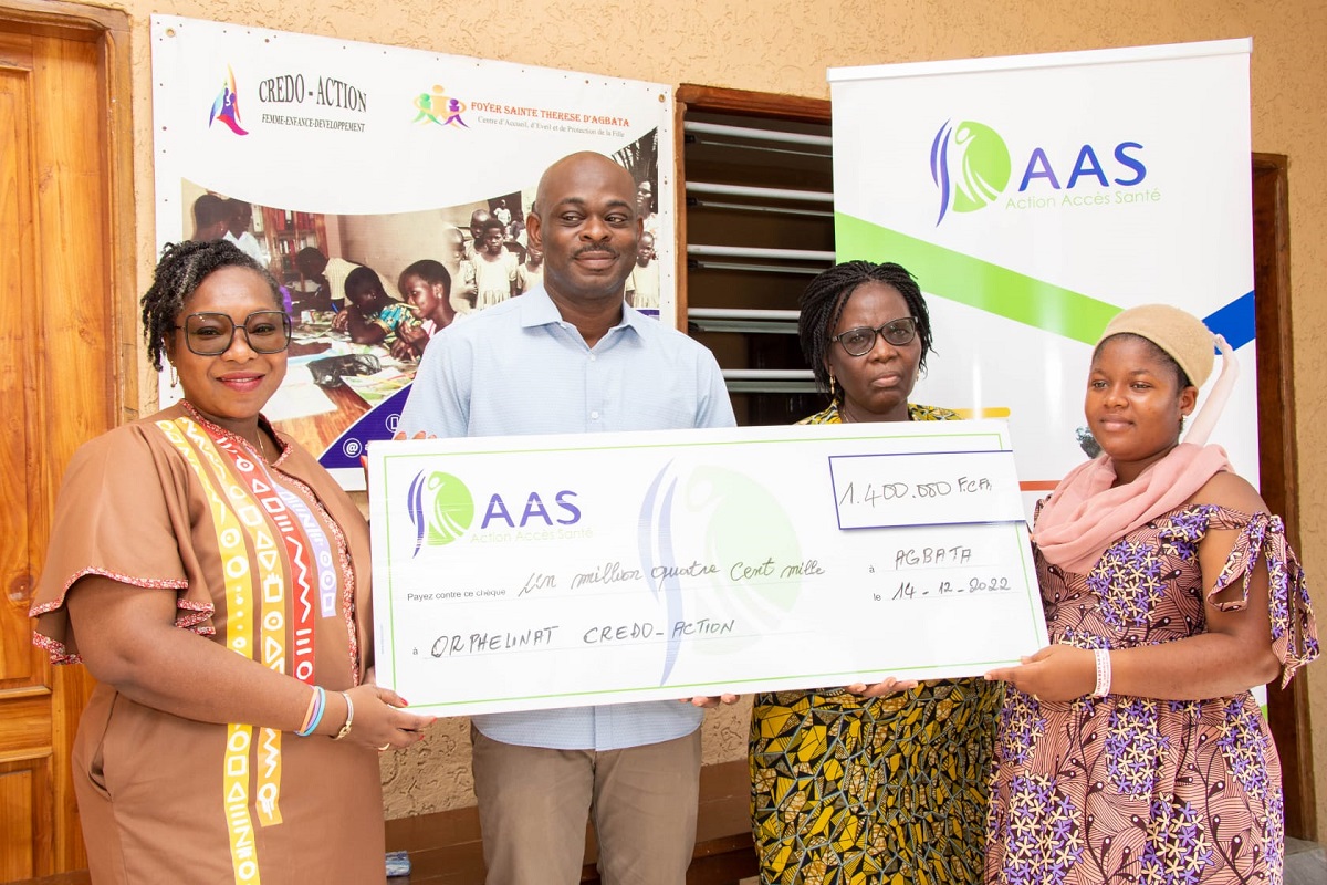Togo : L’association Action Accès Santé (AAS) apporte un soutien de taille à deux orphelinats