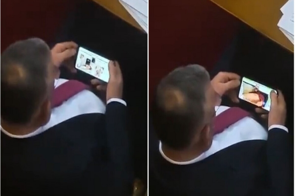 Ce député regarde du p0rno pendant le discours du président (vidéo)