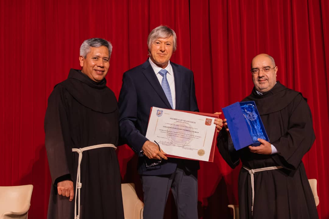 Alejandro Roemmers récompensé à Rome