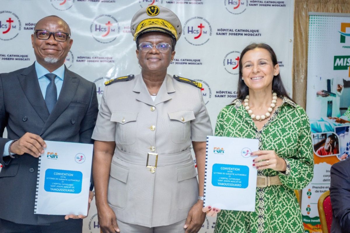 Côte d’Ivoire/Prise en charge des victimes d’accidents : le Fonds de Garantie automobile signe un partenariat avec cet hôpital