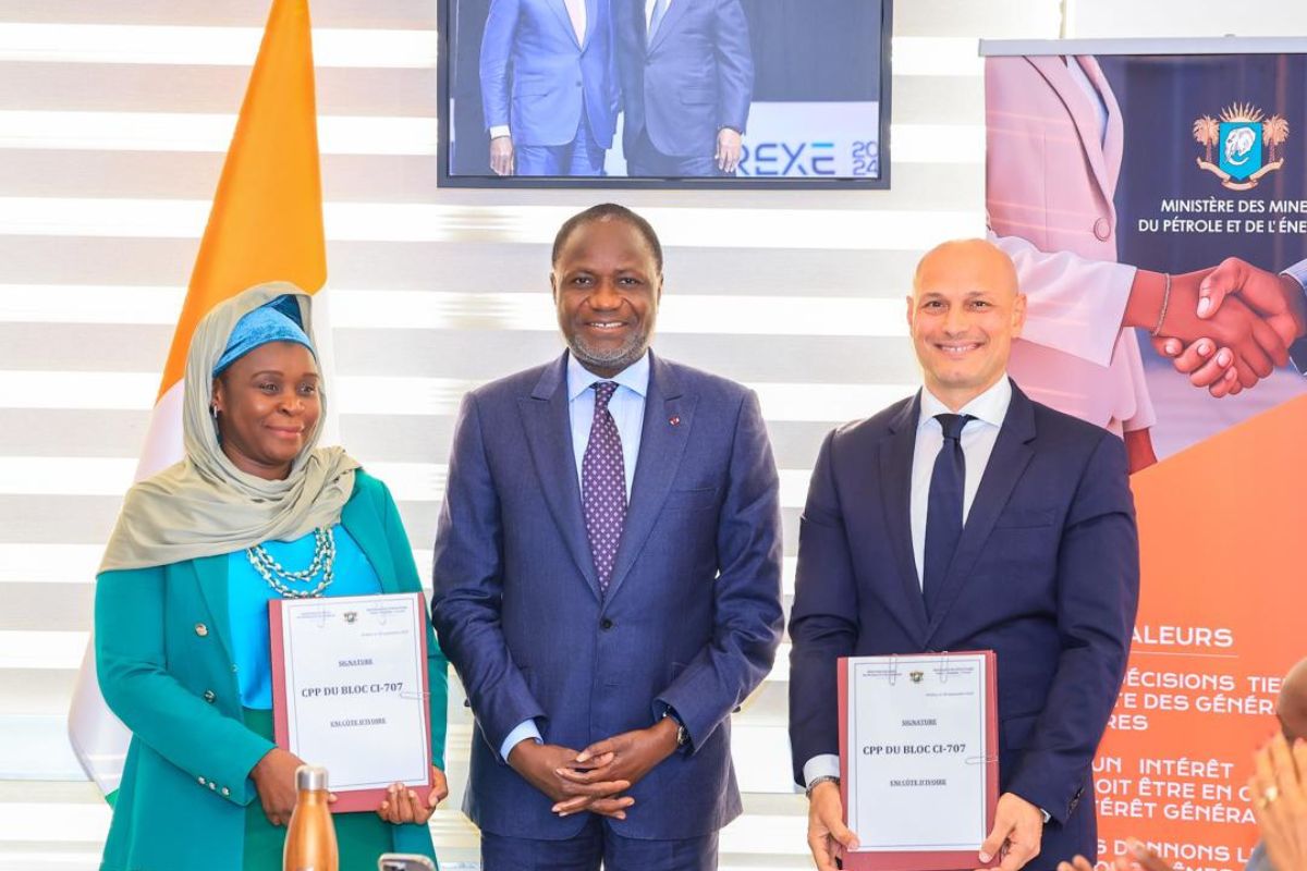 Exploitation pétrolière : la Côte d’Ivoire signe un nouveau contrat de taille avec ENI